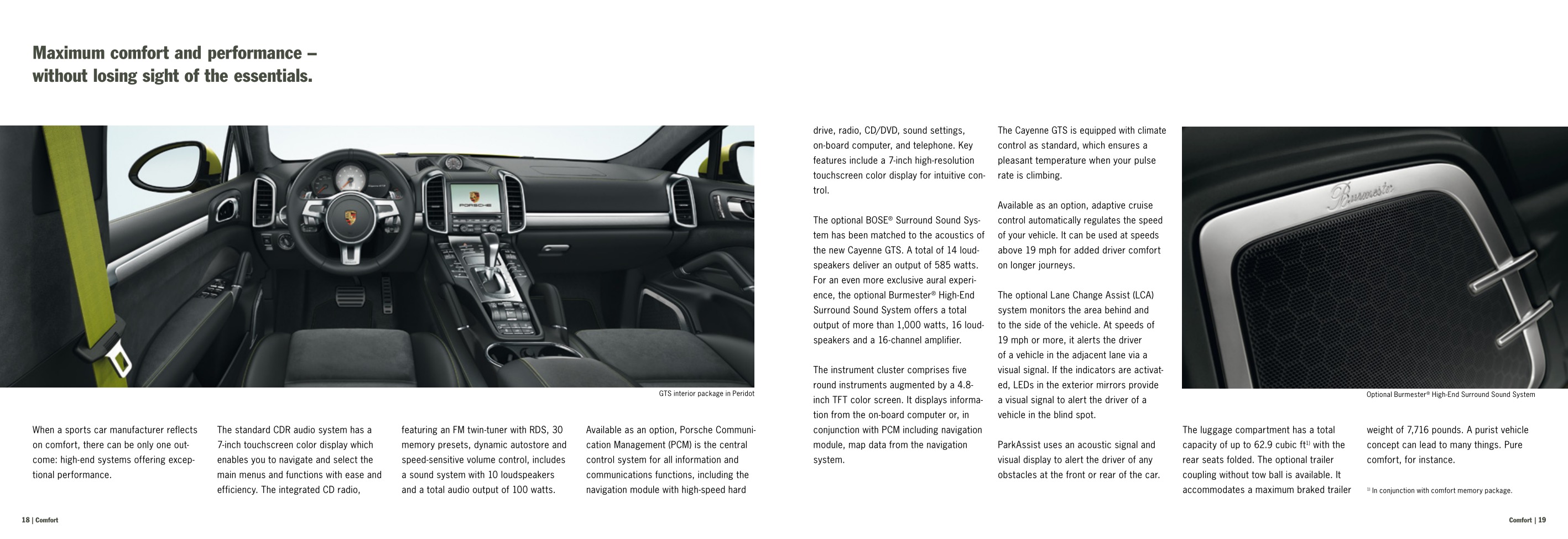 2012 Porsche Cayenne GTS Brochure Page 17